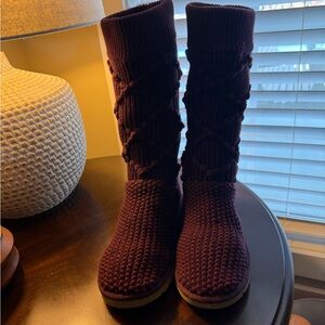 UGG Australia Classic Argyle Knit Boots